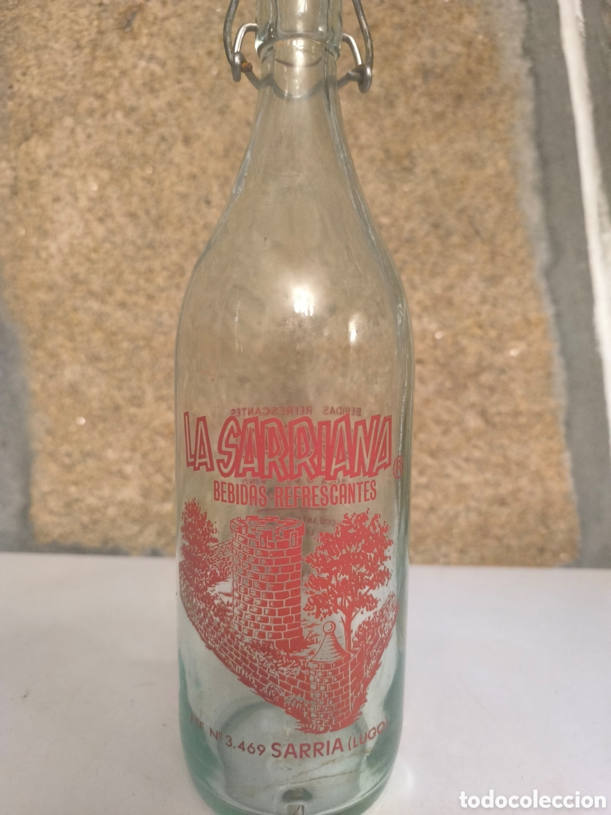 Antig&uuml;edades: Botella antigua de gaseosa