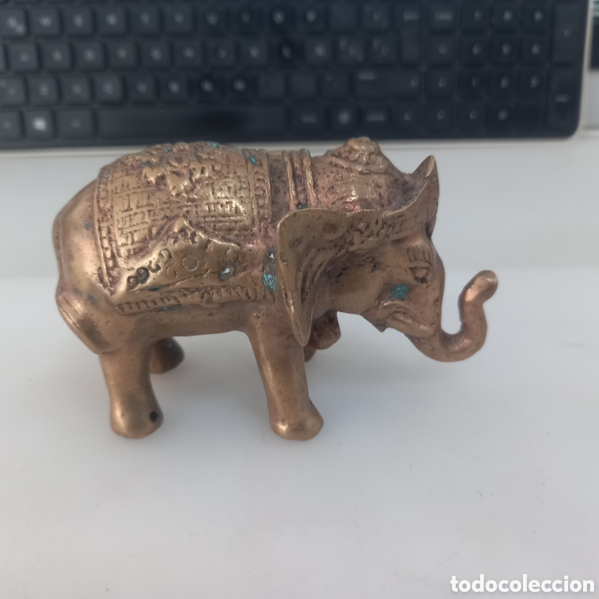 Antig&uuml;edades: Elefante antiguo en Bronce 10cm largo - Foto 11