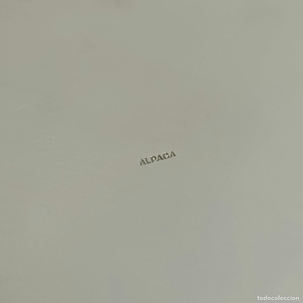Antig&uuml;edades: Posabotellas Alpaca Vintage - Foto 5