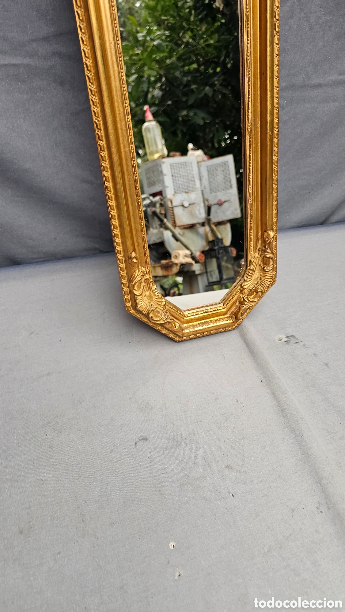 Antig&uuml;edades: Espejo vertical de madera - Foto 4