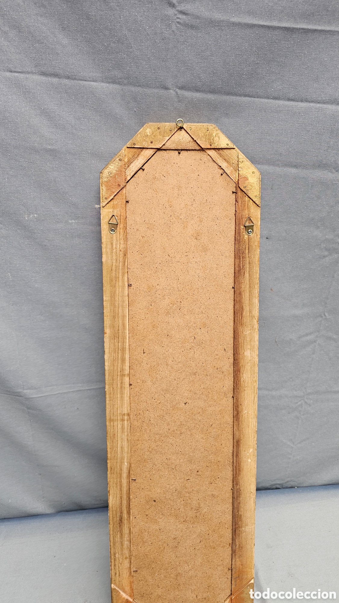 Antig&uuml;edades: Espejo vertical de madera - Foto 7