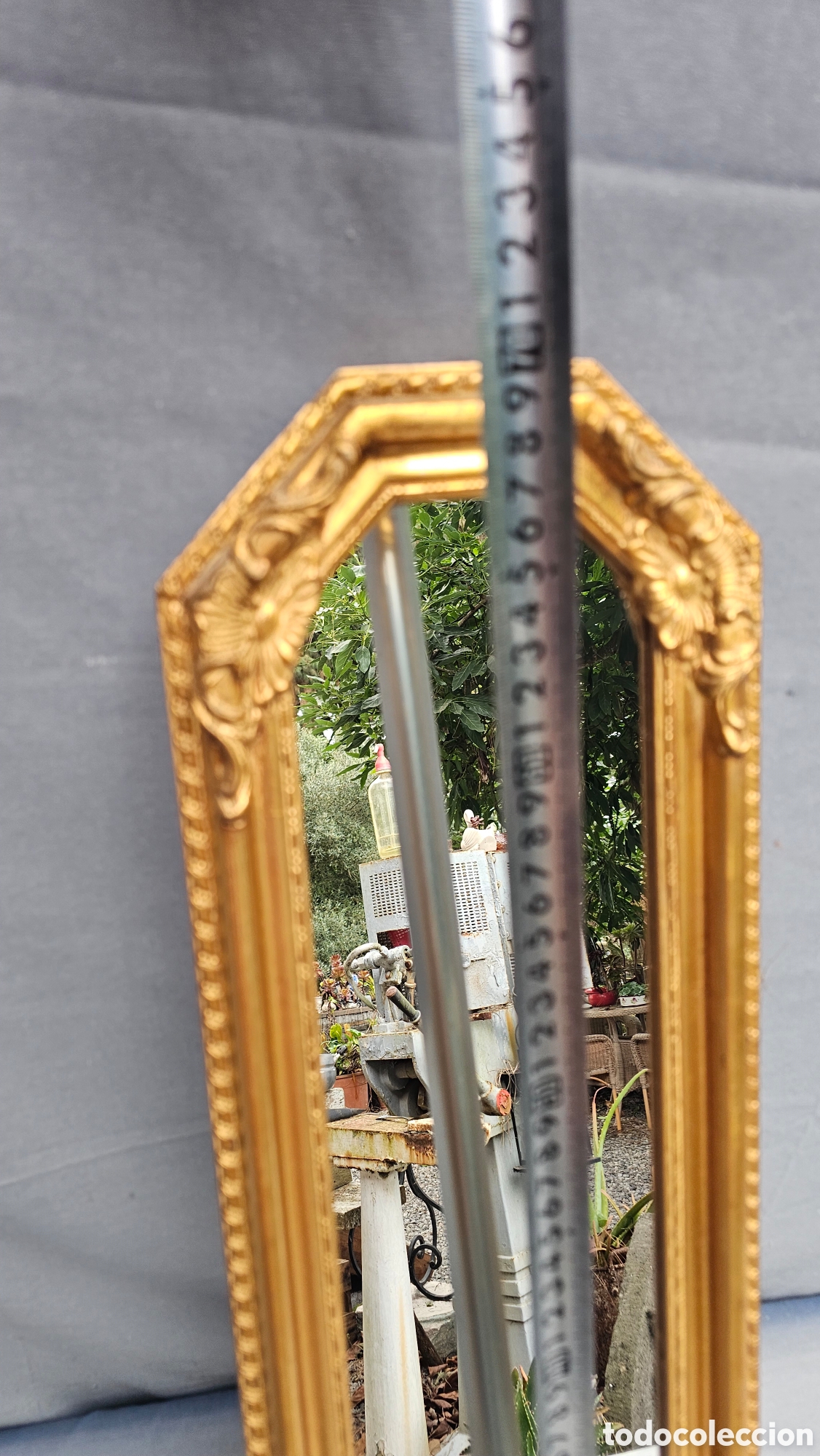 Antig&uuml;edades: Espejo vertical de madera - Foto 11