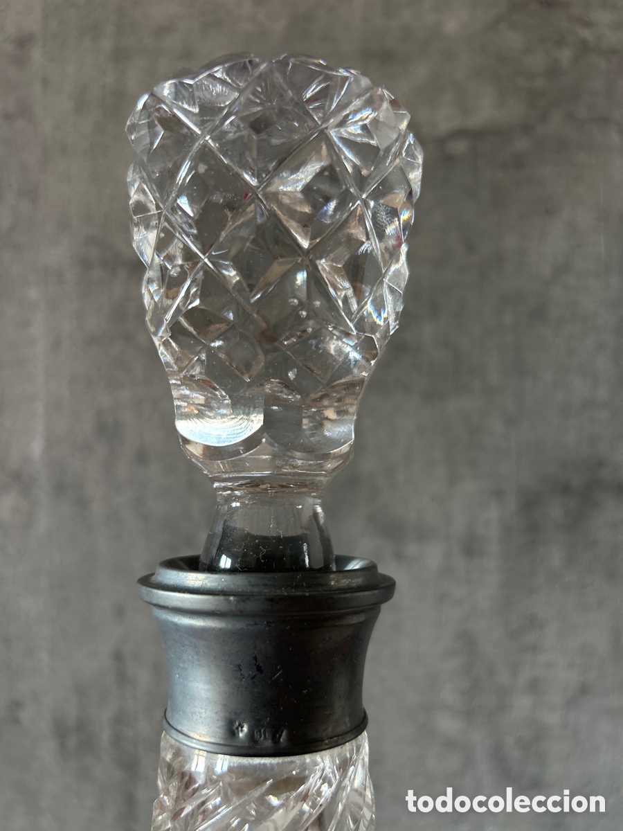 Antig&uuml;edades: Botella licorera con cuello en plata - Foto 4