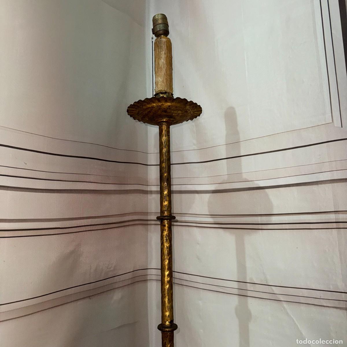 Antig&uuml;edades: Lampara de Pie de Estilo Antiguo - Foto 2