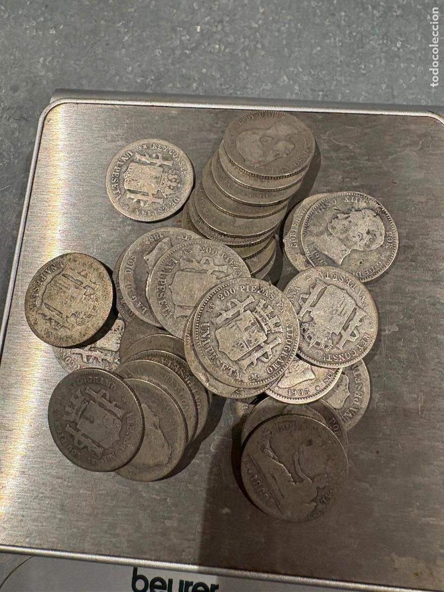 Antig&uuml;edades: Monedas de plata espa&ntilde;ola de inversi&oacute;n 167 g - Foto 2