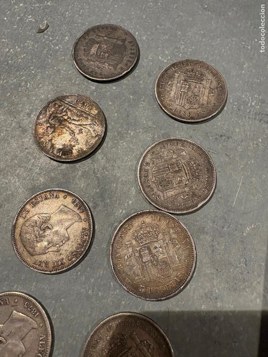 Antig&uuml;edades: Lote de duros de plata 246 g - Foto 2