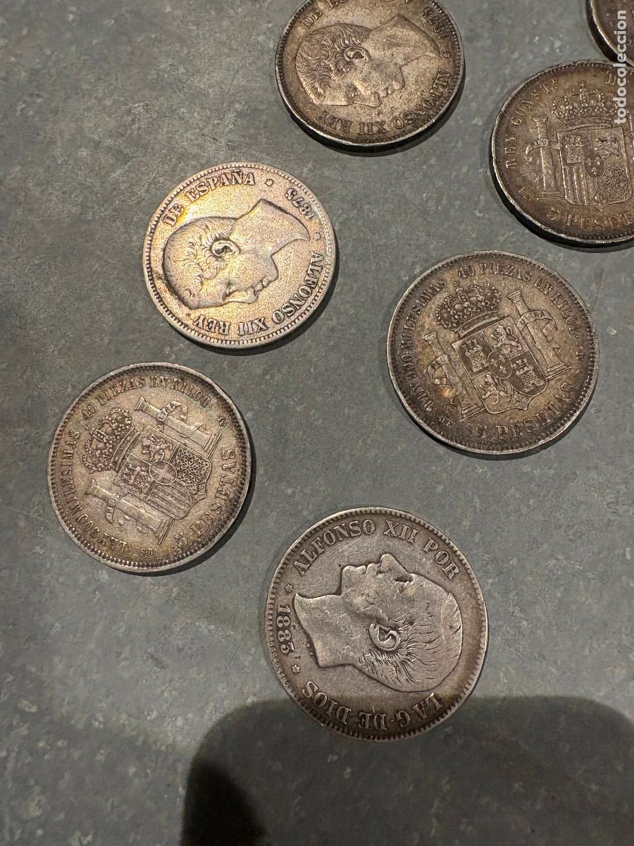 Antig&uuml;edades: Lote de duros de plata 246 g - Foto 3