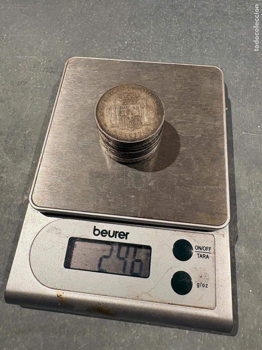 Antig&uuml;edades: Lote de duros de plata 246 g - Foto 5