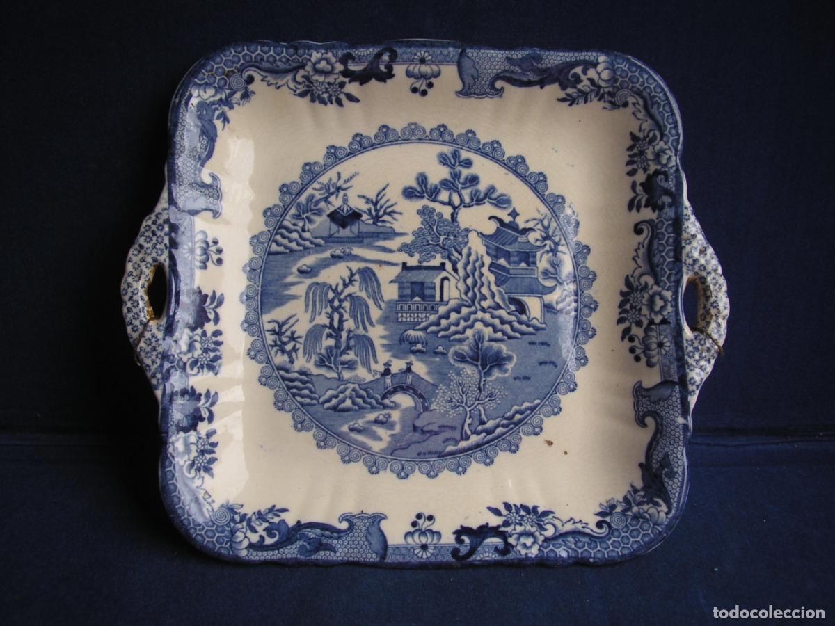 Antig&uuml;edades: BANDEJA PORCELANA INGLESA