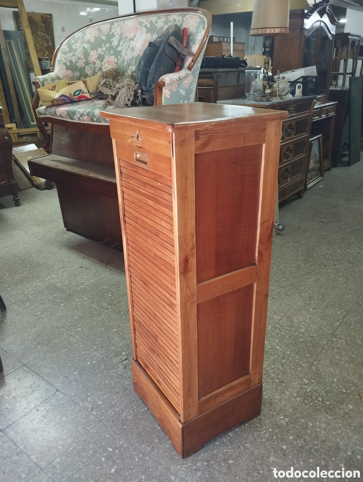 Antig&uuml;edades: Archivador de roble americano - Foto 2