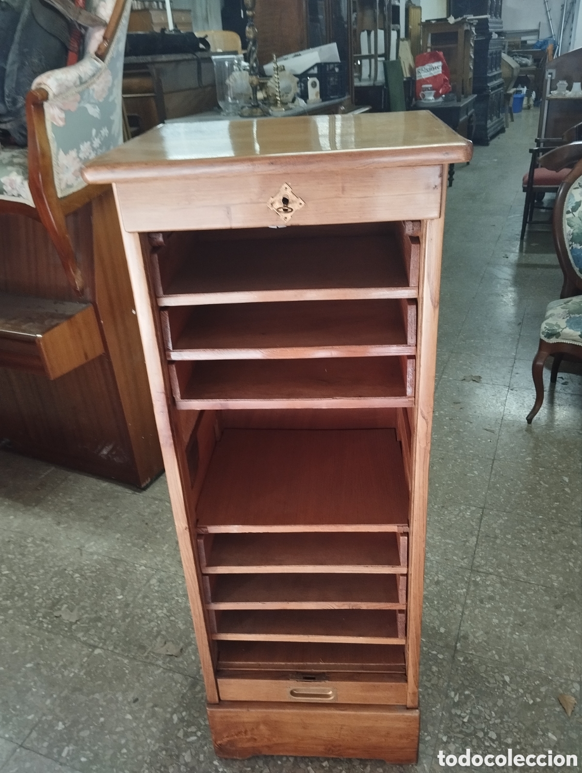 Antig&uuml;edades: Archivador de roble americano - Foto 6