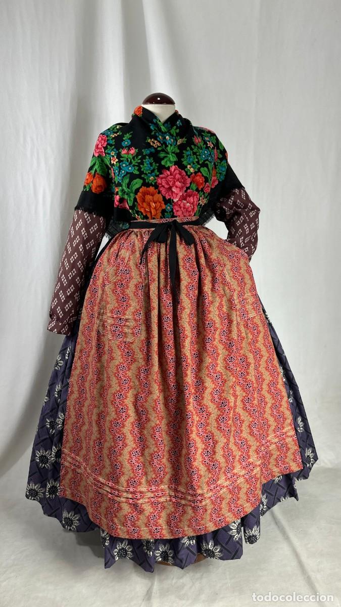 Antig&uuml;edades: Antiguo pa&ntilde;uelo de merino estampado - Foto 12
