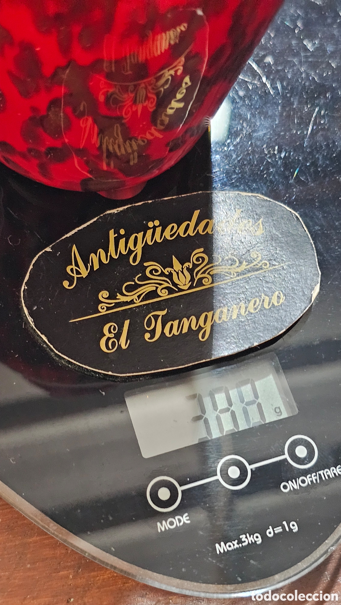 Antig&uuml;edades: Antiguo jarron de murano con polvo de oro - Foto 10