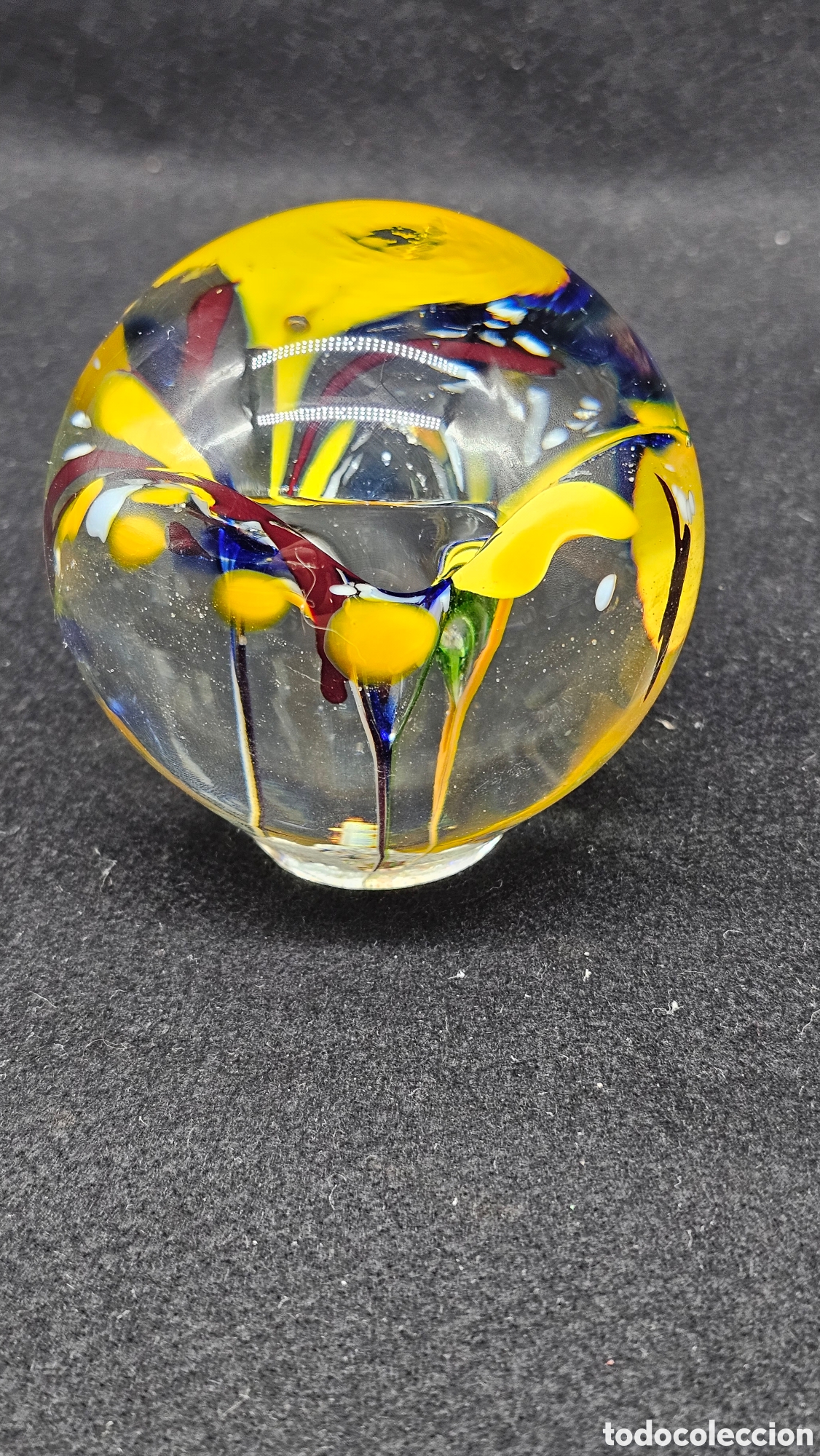 Antig&uuml;edades: Pisapapeles de cristal de murano