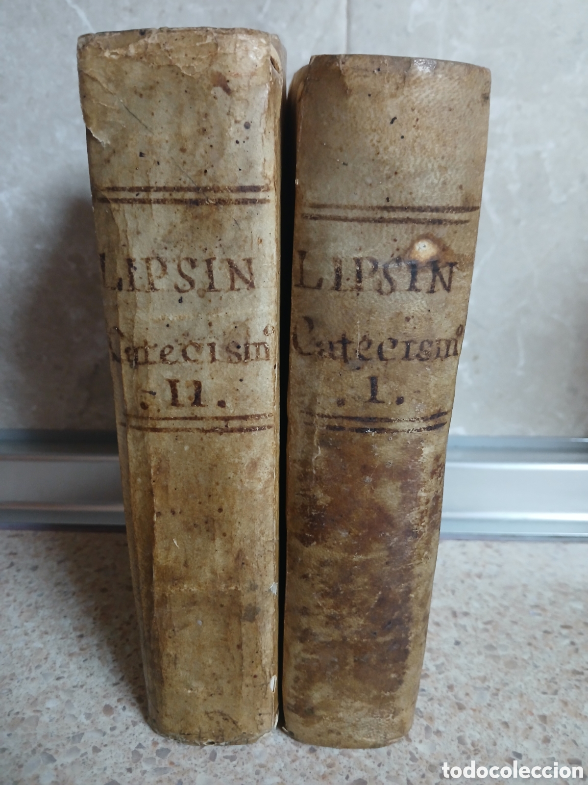 Antig&uuml;edades: CATECHISMUS HISTORICO-THEOLOGICO-DOCMATICUS1769 LUDOVICO LIPSIN BARCIN FCO SURIA.