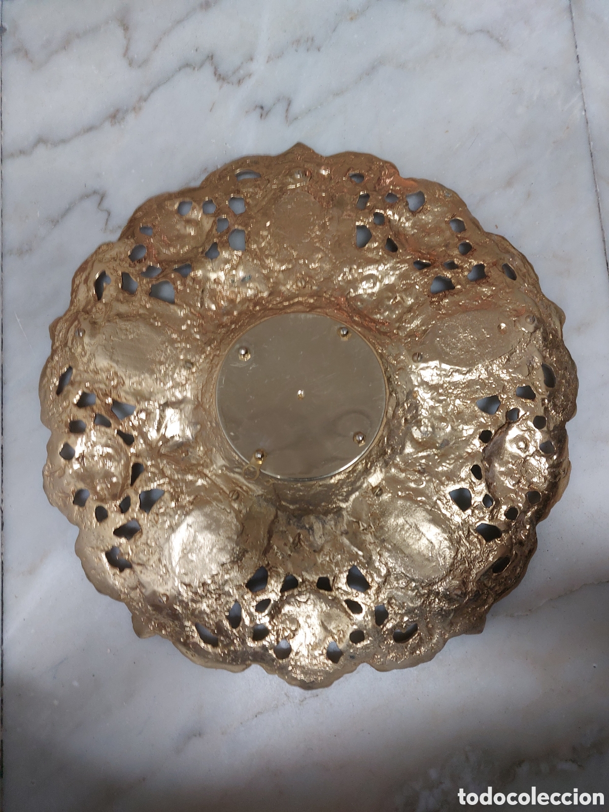 Antig&uuml;edades: Platos bronce con ba&ntilde;o de oro - Foto 5
