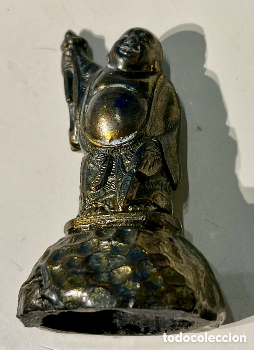 Antig&uuml;edades: Figura. Dios HOTEJ. S&iacute;mbolo de la Fortuna. Jap&oacute;n. Esta&ntilde;o. A&ntilde;os 50.