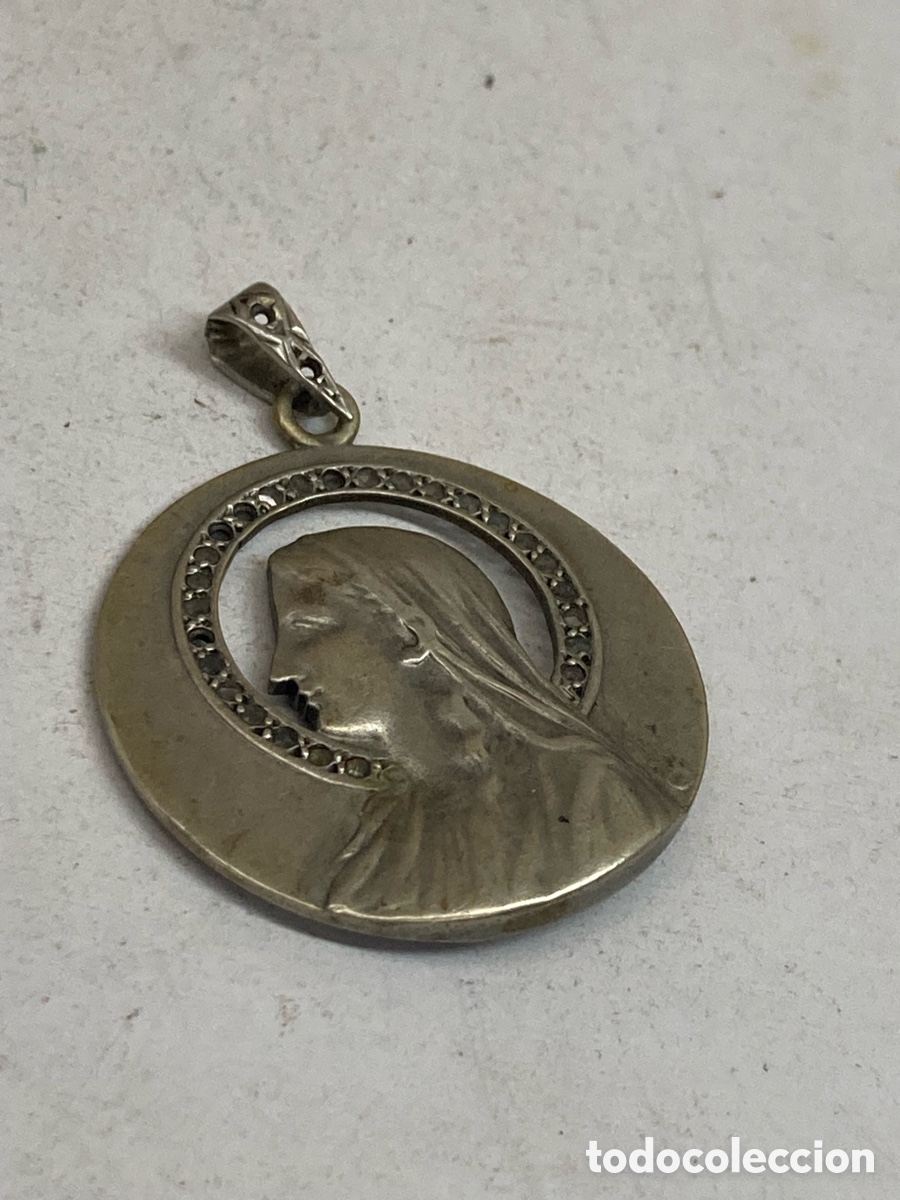 Antig&uuml;edades: Medalla de plata religiosa C653 - Foto 1
