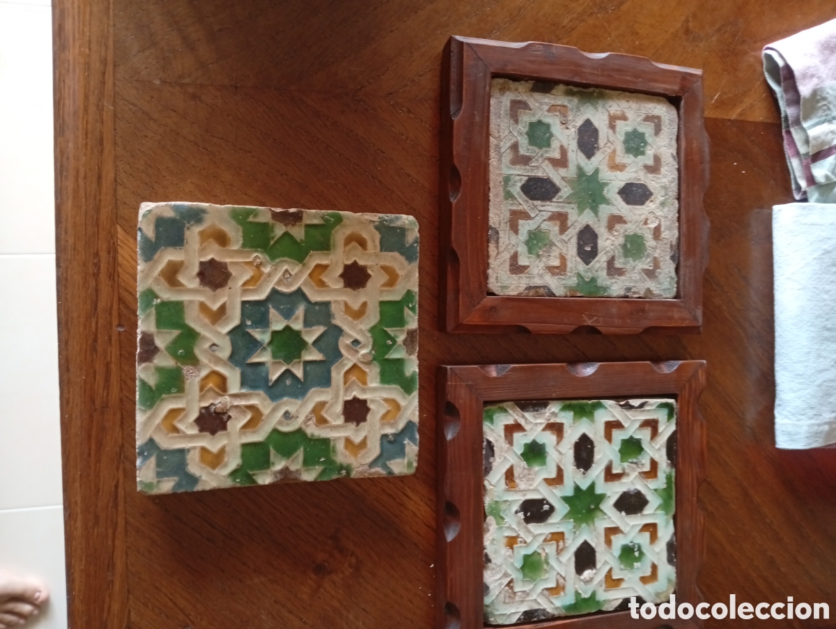 Antig&uuml;edades: Azulejos mud&eacute;jares muy antiguos
