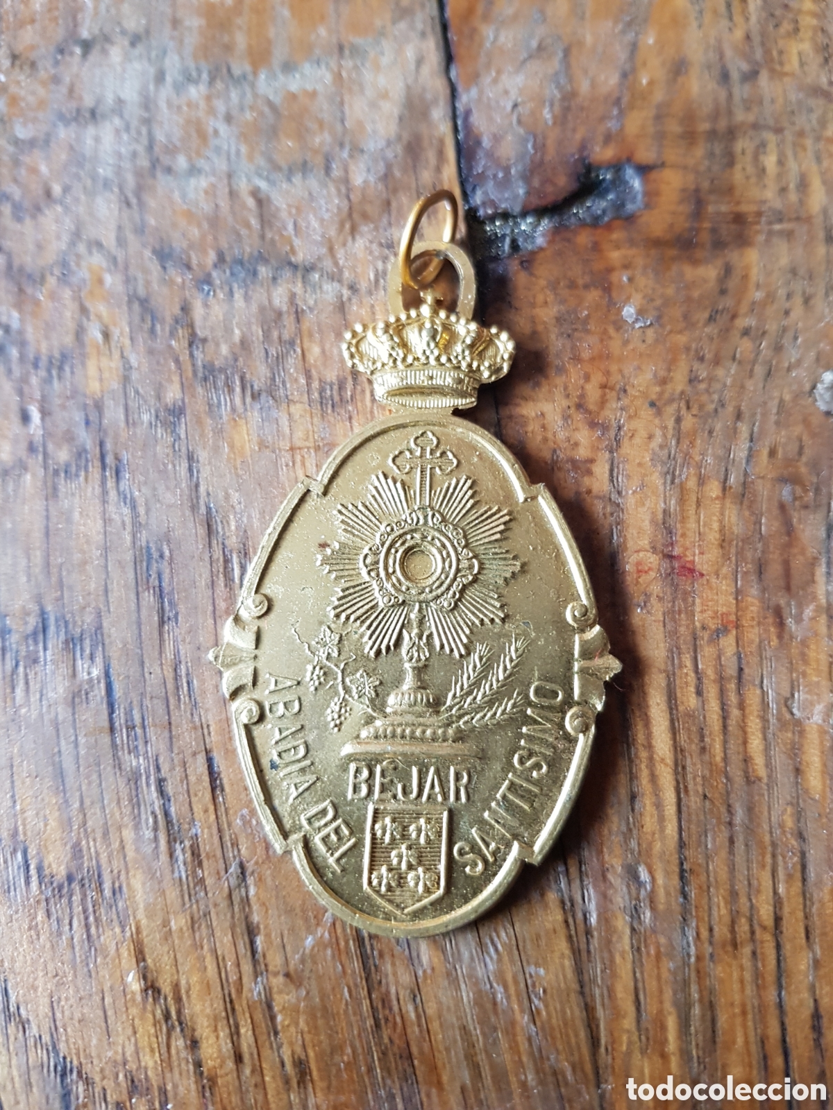 Antig&uuml;edades: ANTIGUA MEDALLA RELIGIOSA DE BEJAR