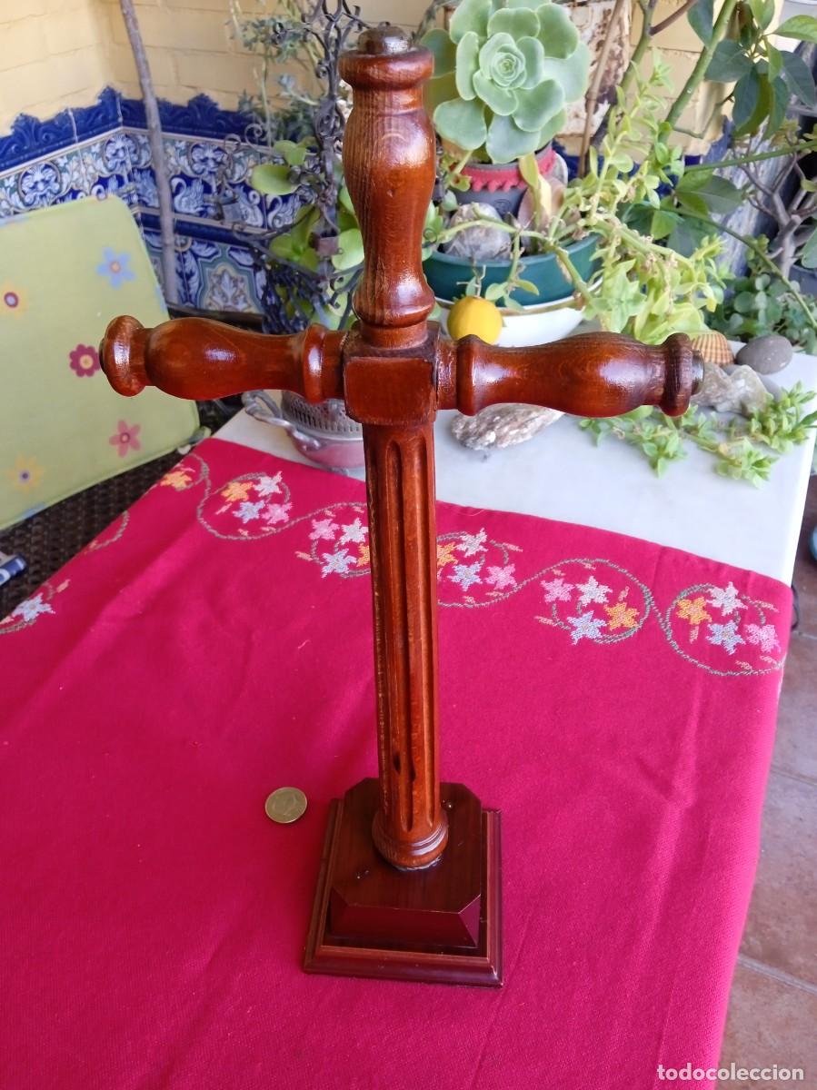 Antig&uuml;edades: Cruz de mesa o altar - Foto 5