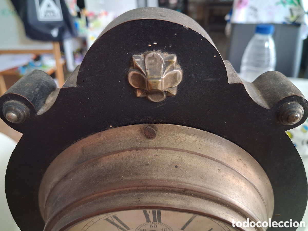 Antig&uuml;edades: Reloj antiguo de sobremesa - Foto 7