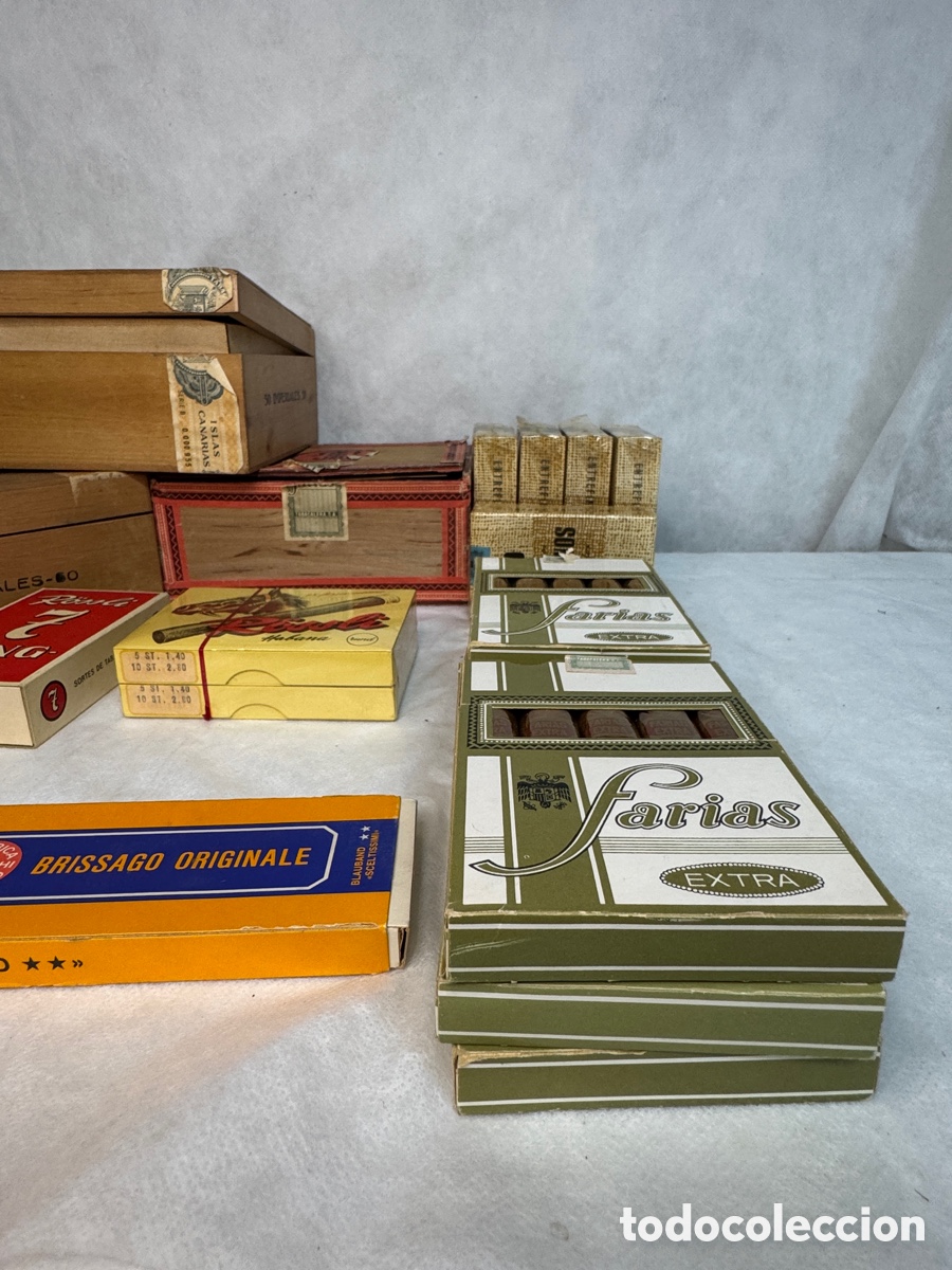 Antig&uuml;edades: Lote de puros y tabaco - Foto 3