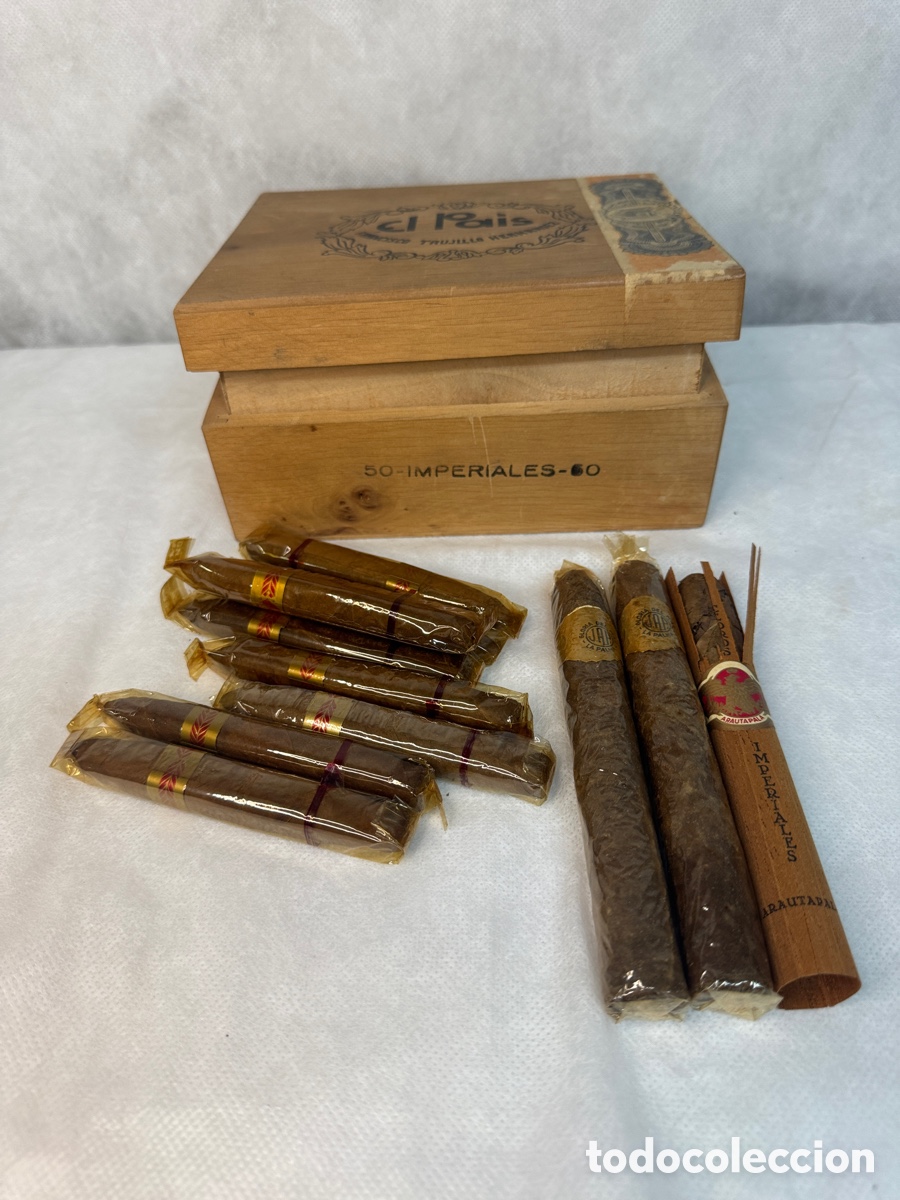 Antig&uuml;edades: Lote de puros y tabaco - Foto 13