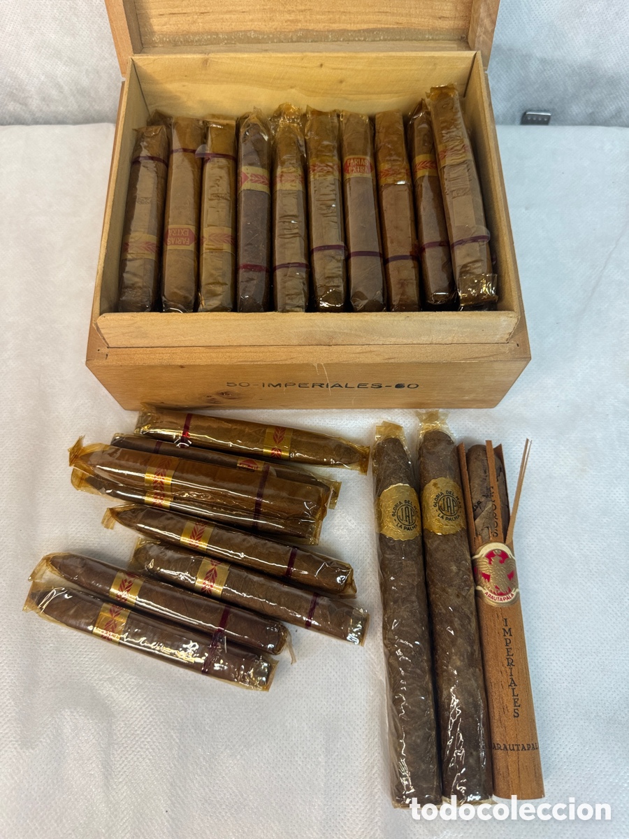 Antig&uuml;edades: Lote de puros y tabaco - Foto 14