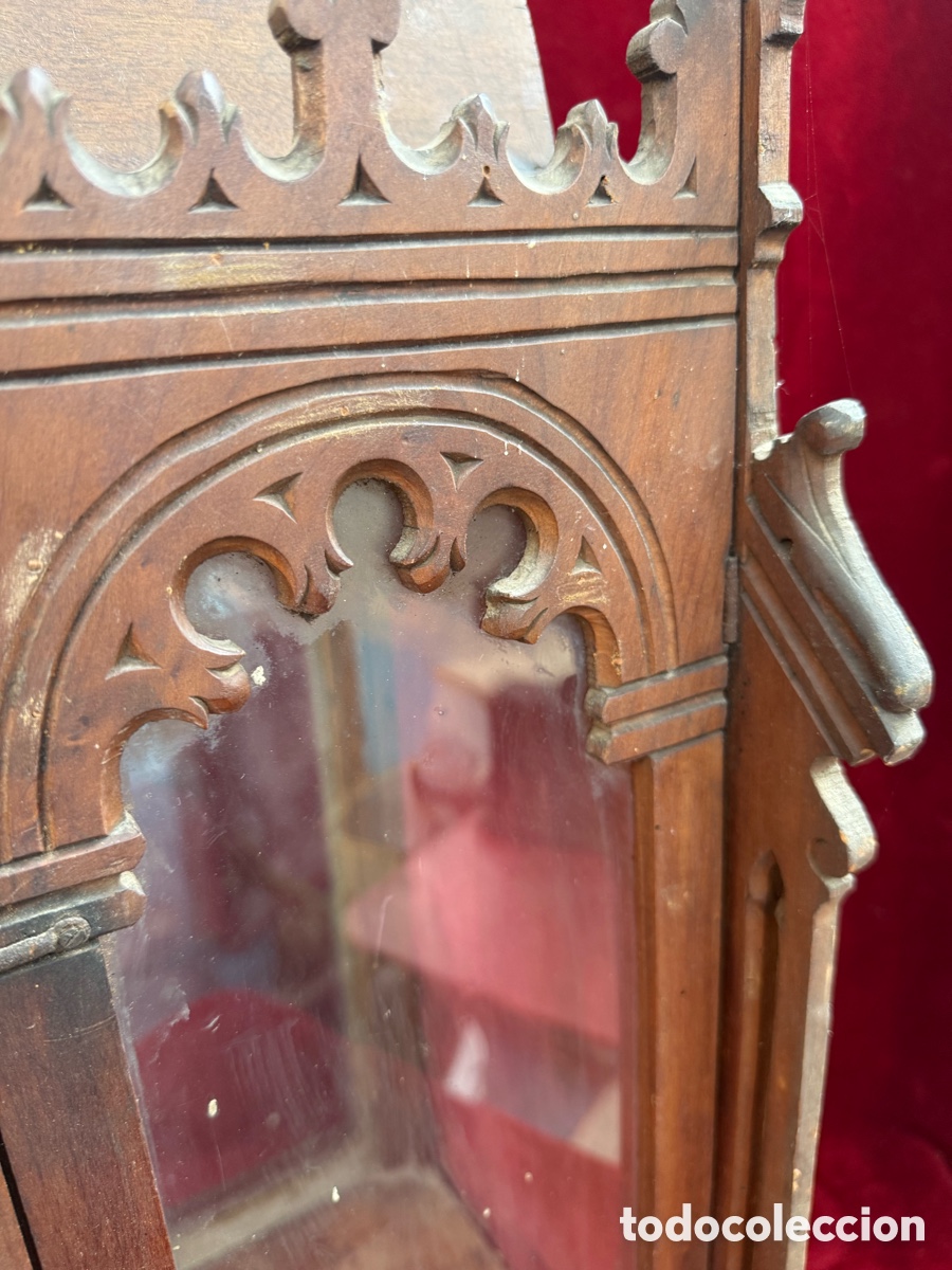 Antig&uuml;edades: Antigua capilla de madera estilo Gotico! - Foto 6