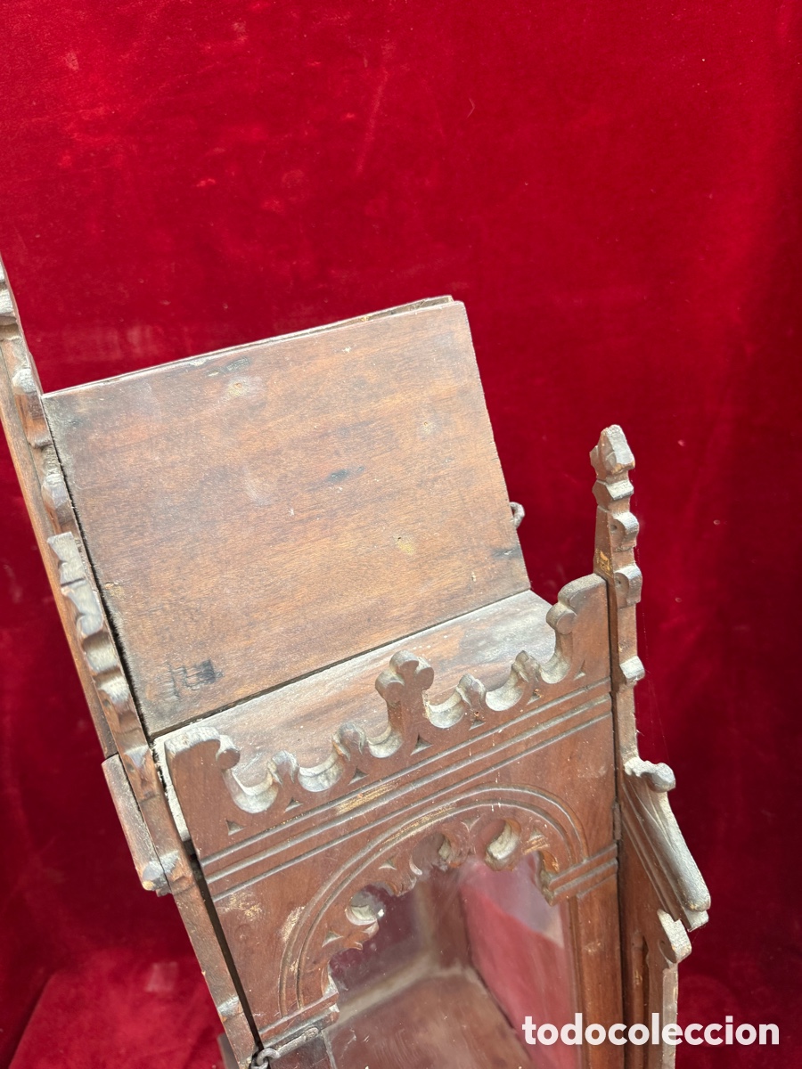 Antig&uuml;edades: Antigua capilla de madera estilo Gotico! - Foto 7