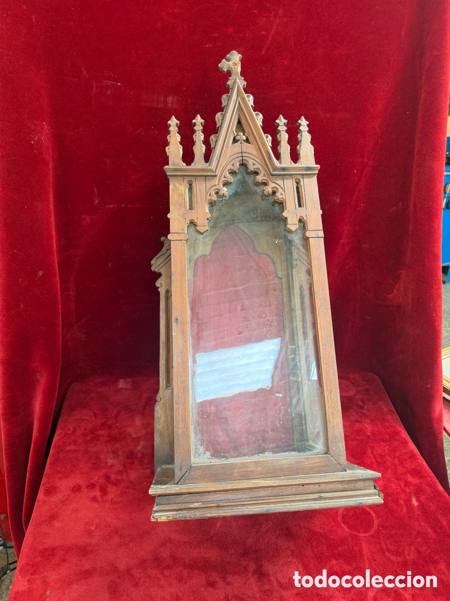 Antig&uuml;edades: Antigua capilla de madera estilo Gotico! - Foto 16