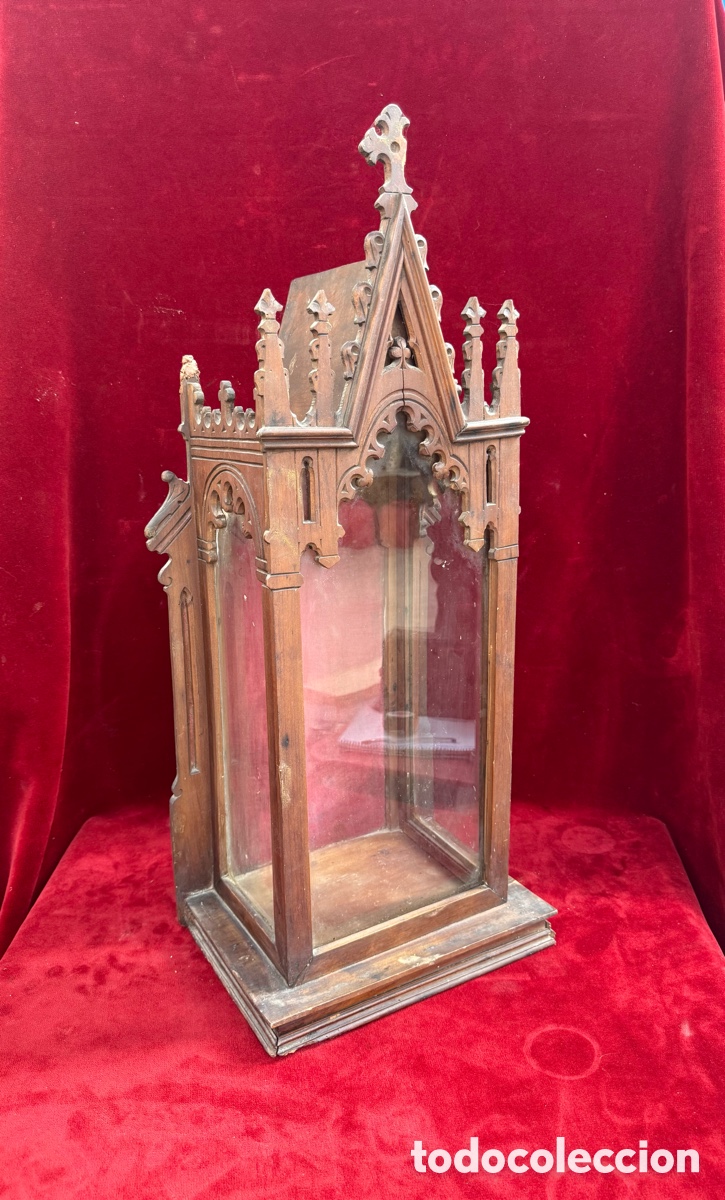 Antig&uuml;edades: Antigua capilla de madera estilo Gotico! - Foto 17