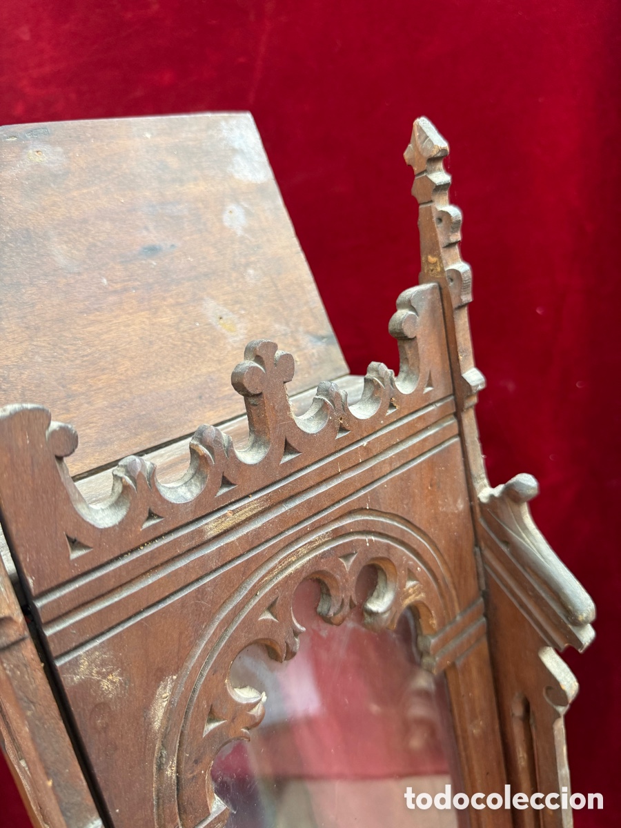 Antig&uuml;edades: Antigua capilla de madera estilo Gotico! - Foto 19