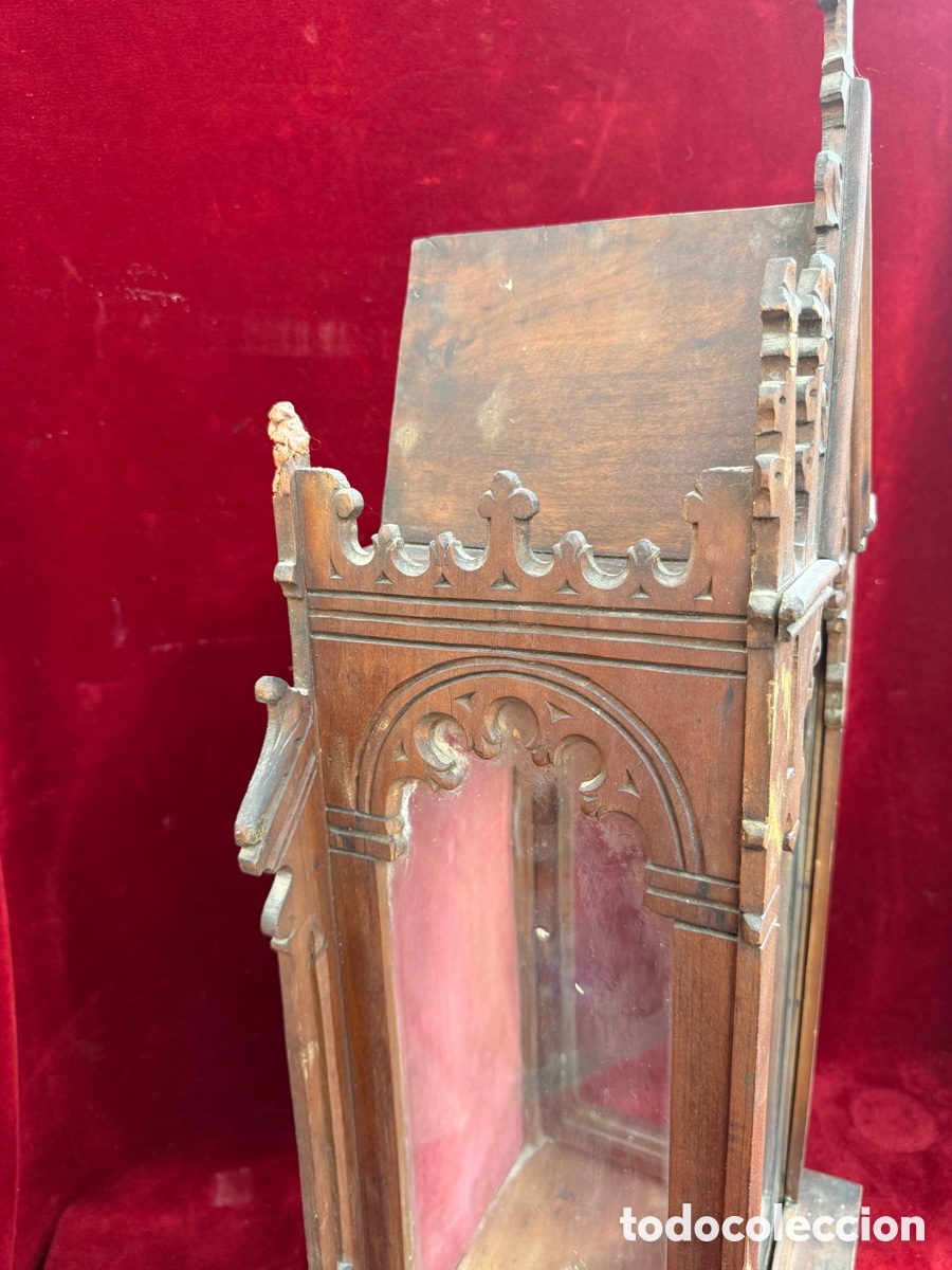 Antig&uuml;edades: Antigua capilla de madera estilo Gotico! - Foto 21