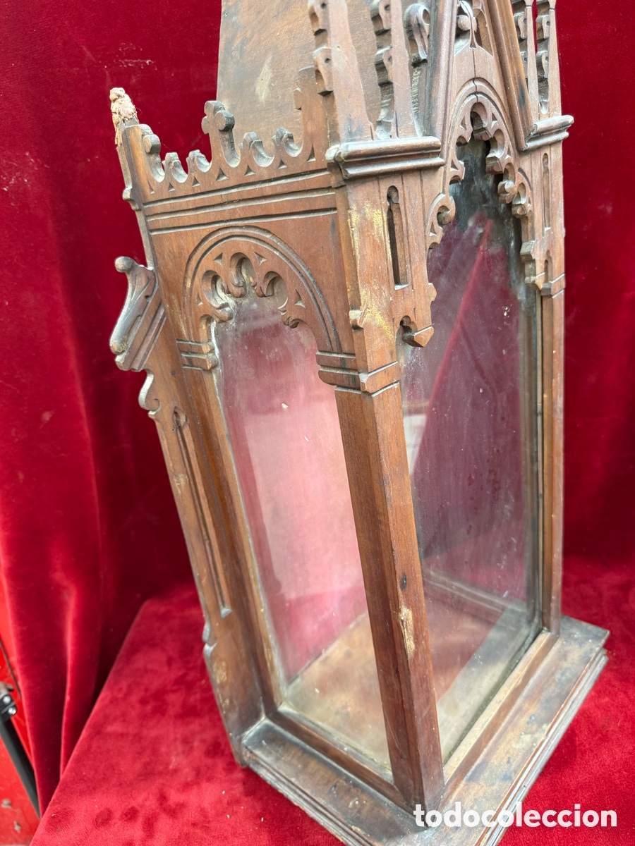 Antig&uuml;edades: Antigua capilla de madera estilo Gotico! - Foto 22