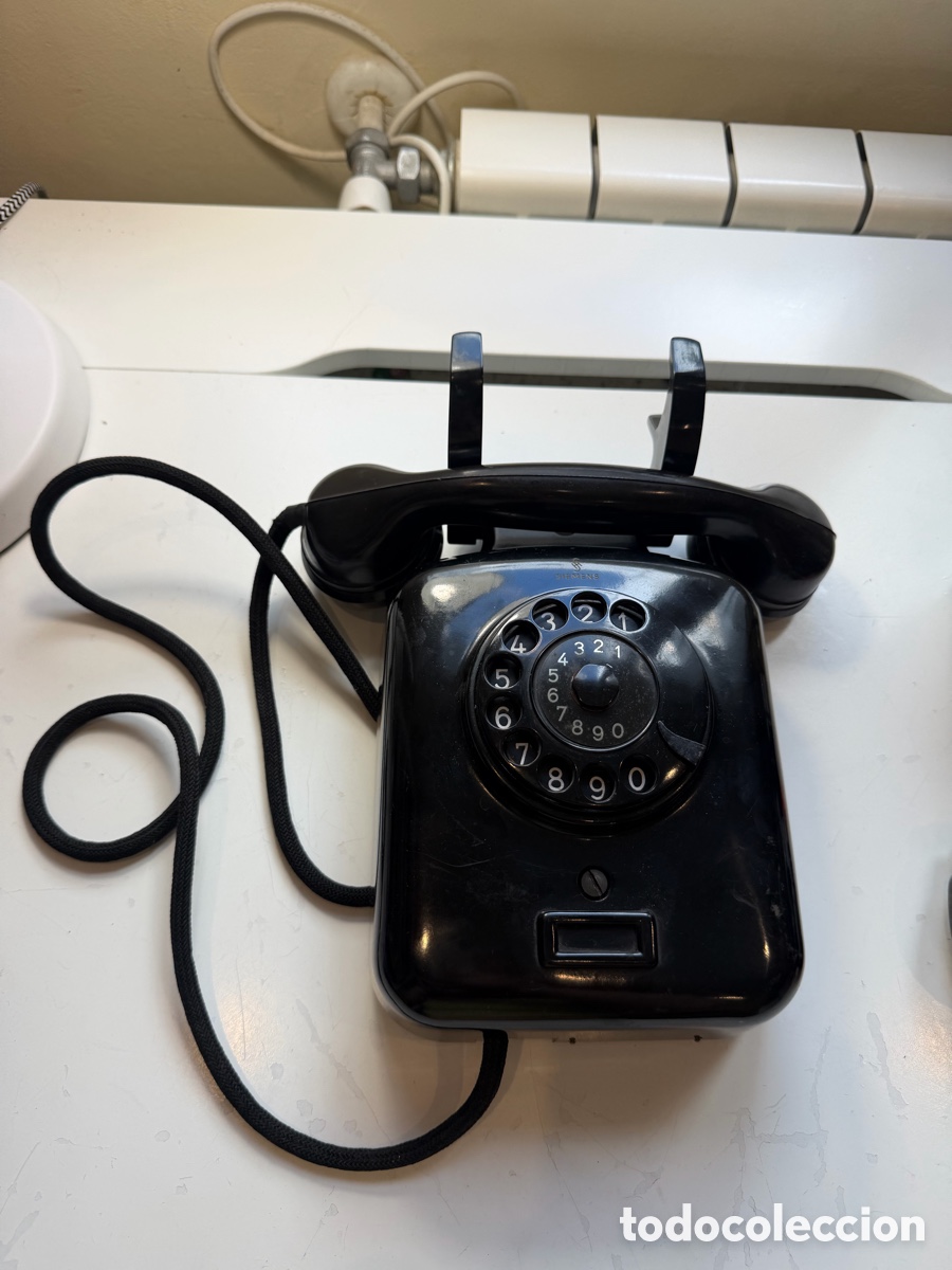 Antig&uuml;edades: Tel&eacute;fono pared Siemens baquelita antiguo 80&euro;