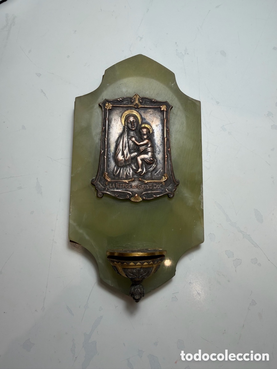 Antig&uuml;edades: Benditera antigua &rdquo;La Vierge du Grand Duc&rdquo; &oacute;nix