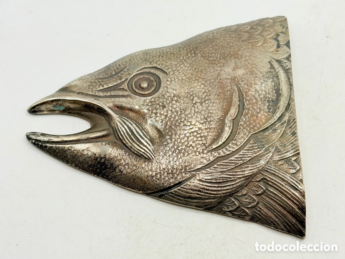Antig&uuml;edades: Gran Cabeza de Pez de Bronce - Foto 3