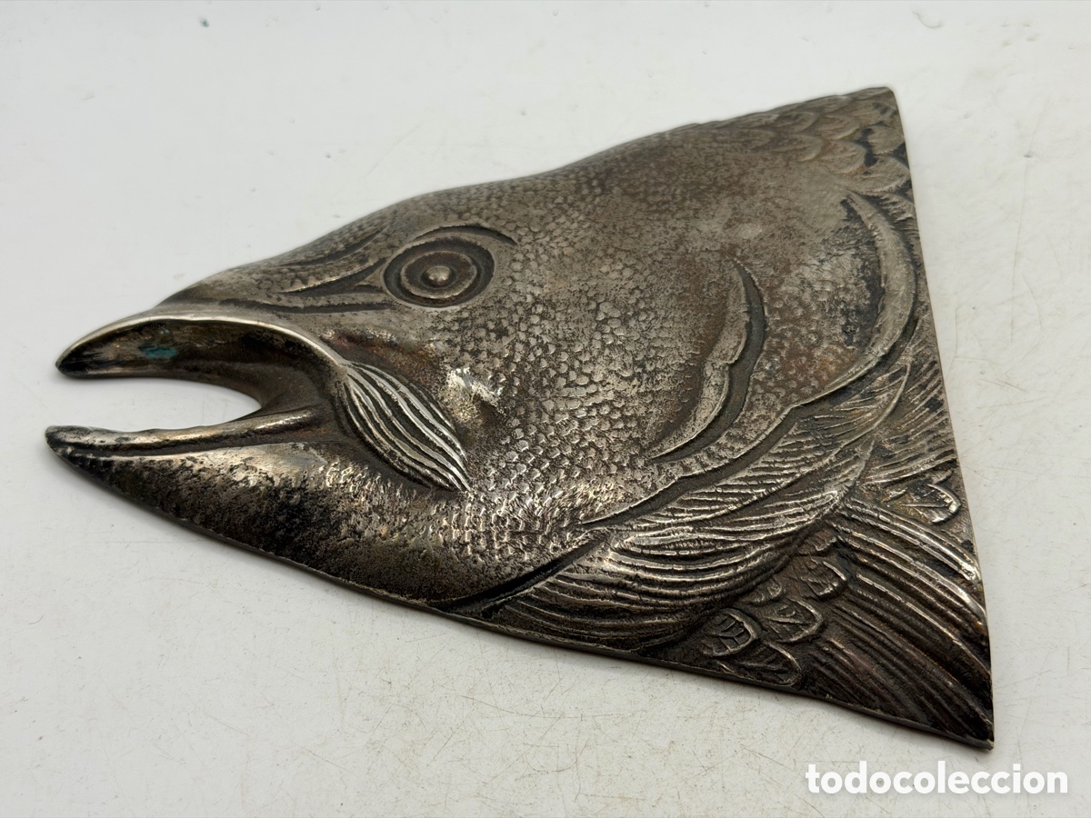Antig&uuml;edades: Gran Cabeza de Pez de Bronce - Foto 4
