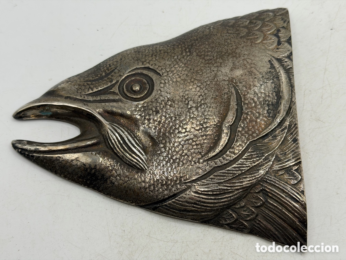 Antig&uuml;edades: Gran Cabeza de Pez de Bronce - Foto 5