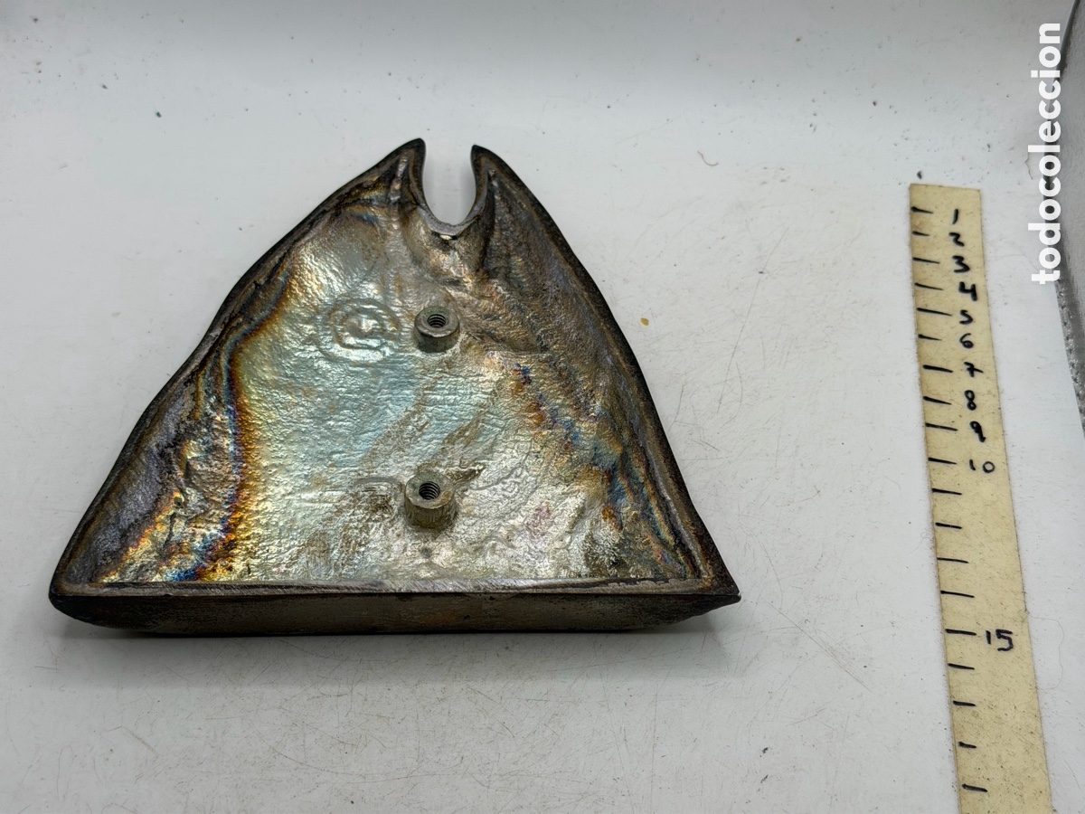 Antig&uuml;edades: Gran Cabeza de Pez de Bronce - Foto 8