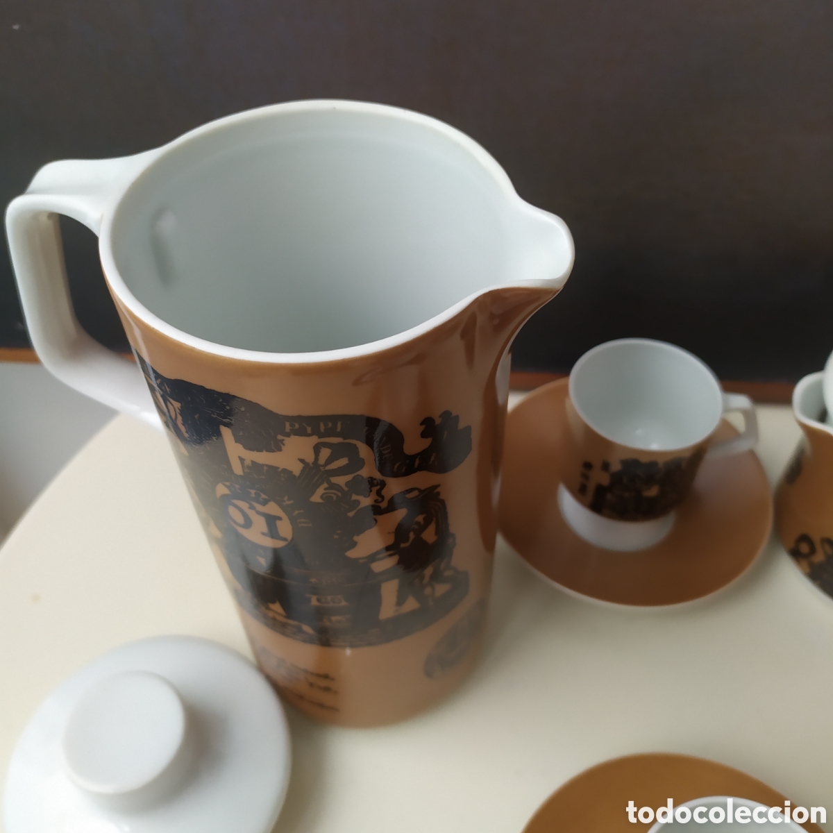 Antig&uuml;edades: Andr&eacute; Ricard para Bidasoa juego de caf&eacute; Hispalis - Foto 12