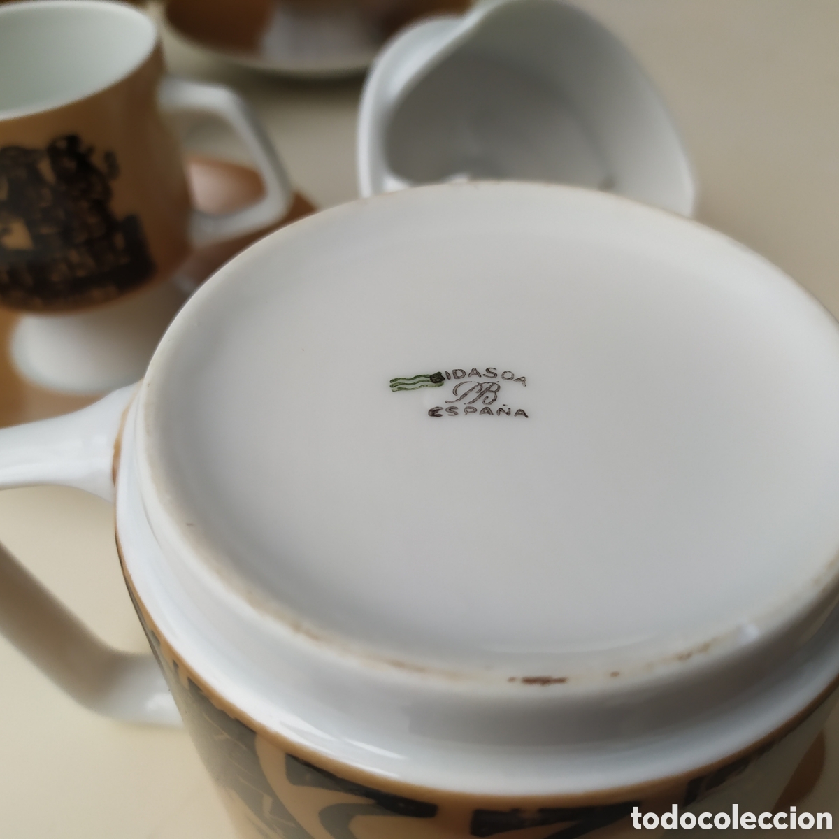 Antig&uuml;edades: Andr&eacute; Ricard para Bidasoa juego de caf&eacute; Hispalis - Foto 18
