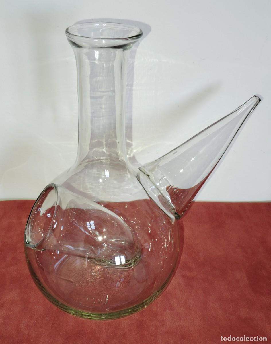 Antig&uuml;edades: PORRON MUY ORIGINAL CON DEPOSITO PARA HIELO. ENVIO CERTIFICADO INCLUIDO.