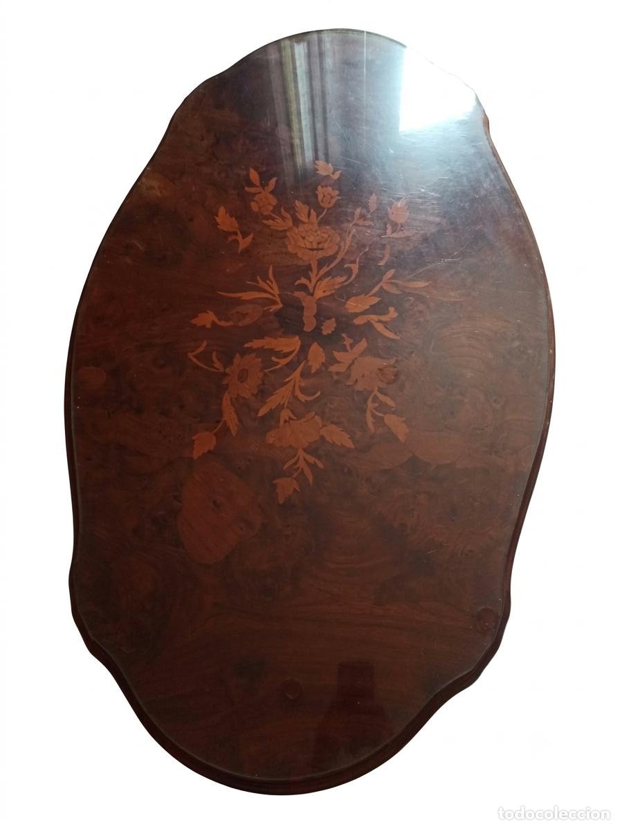 Antig&uuml;edades: Mesa de centro con cristal - Foto 2