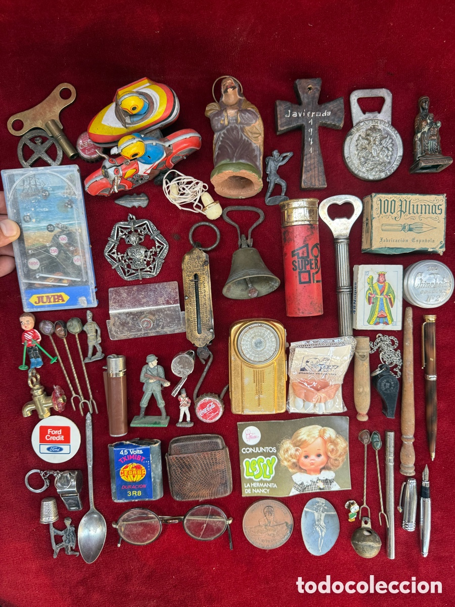 Antig&uuml;edades: Gran lote de peque&ntilde;os objetos antiguos! - Foto 1