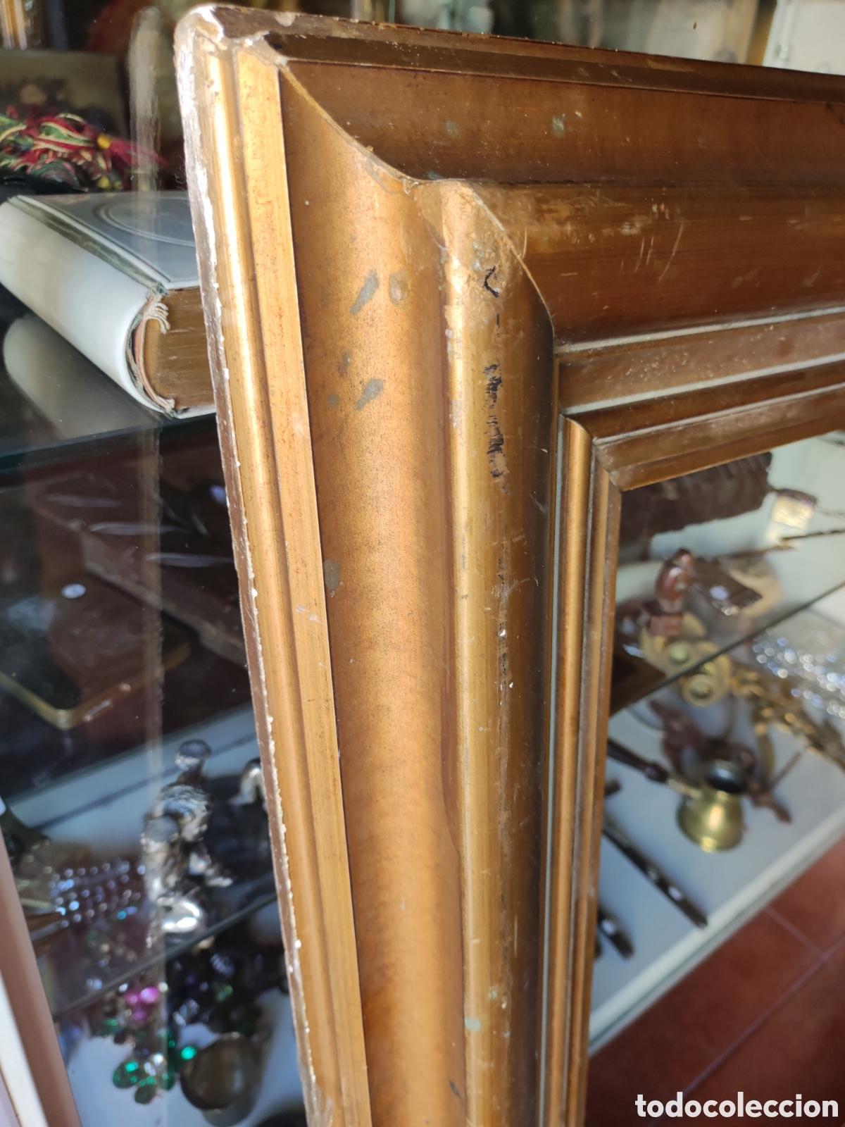 Antig&uuml;edades: Marco de madera policromado - Foto 3