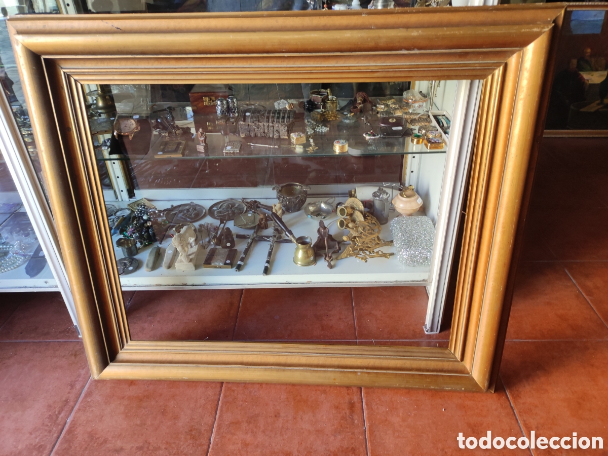 Antig&uuml;edades: Marco de madera policromado - Foto 1