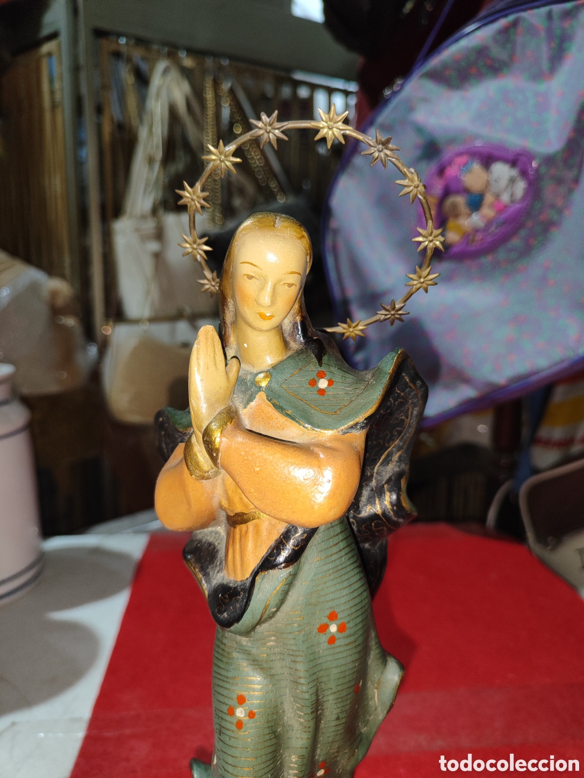 Antig&uuml;edades: Antigua Inmaculada Concepci&oacute;n de escayola - Foto 2